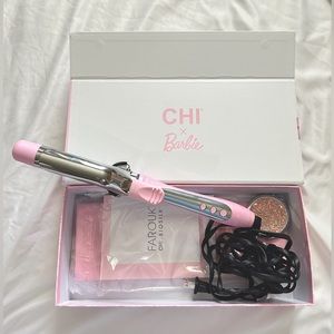 SOLD / NOT FOR SALE!!!! CHI X Barbie Dream Pink 1 1/4’ Titanium Curling Iron